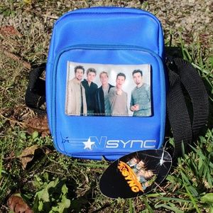 Vintage NSYNC Cd Case Holder, NSYNC Shoulder Bag